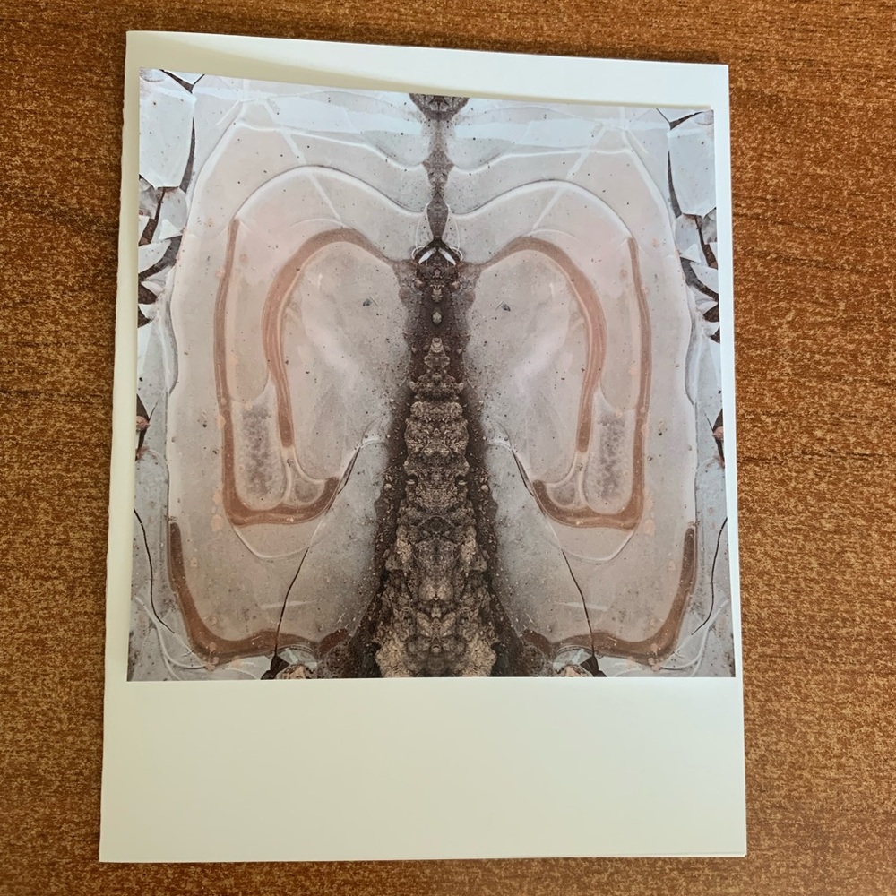 Heartmade Angel Mirrored Image with a Cat on Her Head